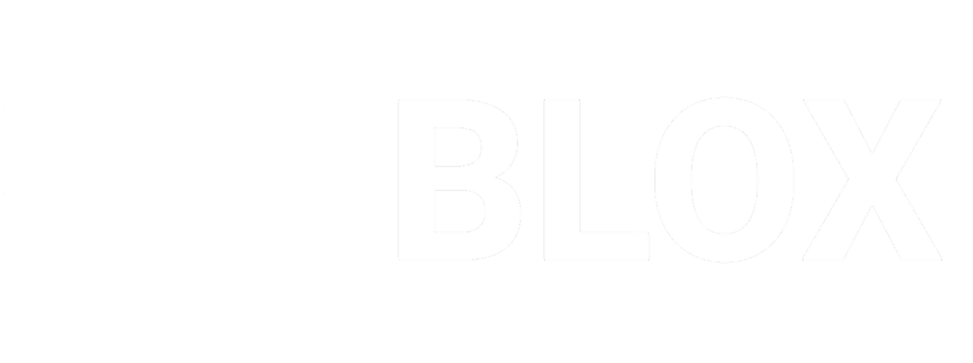 logo plus BLOX white